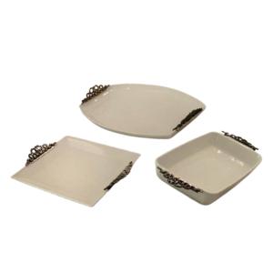 Serving plate Porcelain