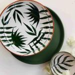 Palm Leaves Dinner Set