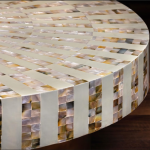 Catchy nude coffee table