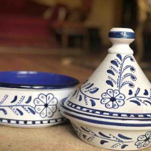 Floral Moroccan Cooking Tagine