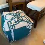 Flower Bucket Kilim Pouf
