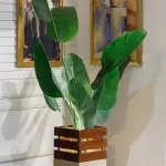Planter Pot (Ivory Leaf)