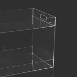 Transparent tea trolley