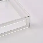 Silver framed serving tray