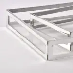 Silver framed serving tray