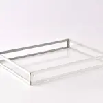Silver framed serving tray