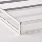 Silver framed serving tray