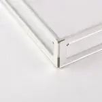 Silver framed serving tray