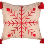 Hand-Embroidered Cushion
