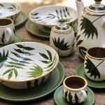 Palm Leaves Dinner Set