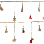 Burlap Banner with Epoxy Ornaments