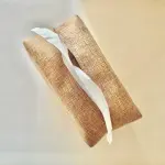 Jute tissue box cover
