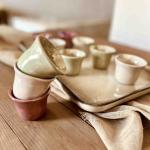 Glowing Arabic Coffee Cups