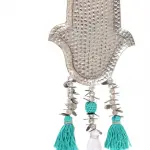Aluminum "KAF" with tassels