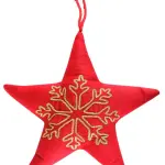Hand-Embroidered Dangling Star