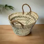 Tiny basket / catch-all with colored strings