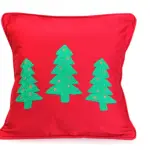 Trees Cushion with a touch of Gold