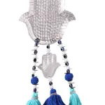 Aluminum "KAF" with tassels