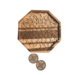 Plain Octagonal Wooden Serving Tray