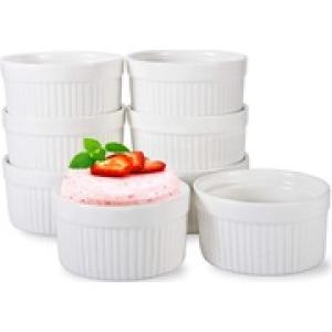 White 8 pcs Ramekins