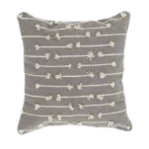 Grey Sediments Cushion