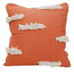 Orange Stratus Cushion