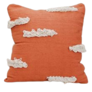 Orange Stratus Cushion