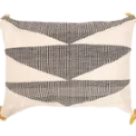 Black Cascade Cushion