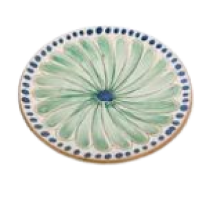 Blue Daisy plate