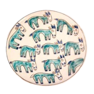 Donkey Pasture Serving Plate