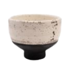 Half Raku Bowl