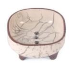 Raku Soap Dish