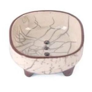 Raku Soap Dish