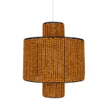 3 Tier Wooden Bead Pendan