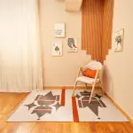 Lotus Flower Wool Kilim Carpet