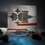 Lotus Flower Wool Kilim Carpet