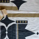 Lotus Flower Wool Kilim Carpet