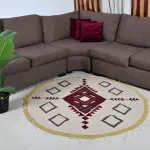 Maya Kilim Round Rug