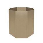 Octagonal metal planter