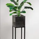Planter Pot (Black Horizon) - Large / Black