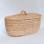 Oval storage basket