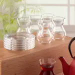 Pasabahce Etnik Tea Glass & Saucer Set - 6 Pieces, 145ml