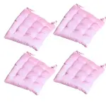 Velvet Premium Pink Seat Cushion