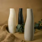 Positive Negative White Vase