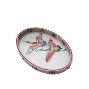 Bright color bird tray