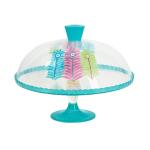 Peacock Feather – Cake Stand with Cover (30cm)