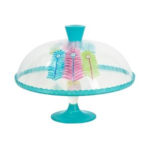 Peacock Feather – Cake Stand with Cover (30cm)
