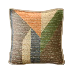 Colored Abstract  Cushion