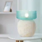 Blue Mushroom Side Lamp