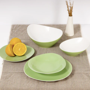 Tunisie Island Dinner Set - Green, 25 Pieces